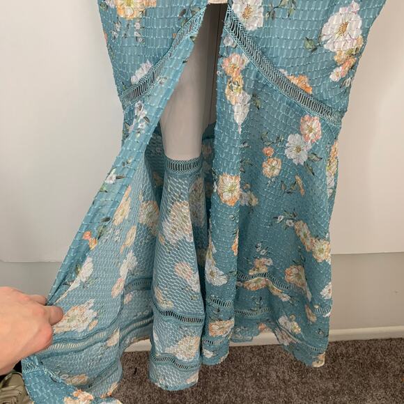 We Are Kindred Mia Maxi Dress Blue Teal Posey Womens 2 New with tags - Picture 11 of 16